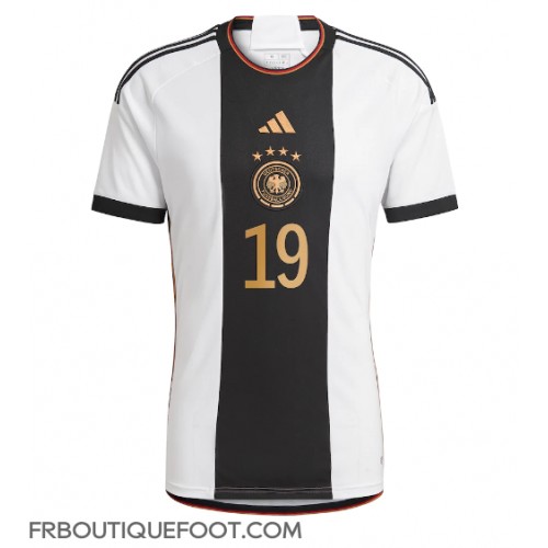 Maillot de foot Allemagne Leroy Sane #19 Domicile vêtements Monde 2022 Manches Courtes
